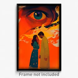 Bollywood Movie Poster - Distorted Dell (India Retro Hindi Film Art Print)