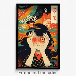 Indonesian Movie Poster - Woman Feeling Stressed. Nanamori School Uniform