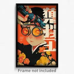 Chinese Movie Poster - Boy Feeling Lazy, Posh Orange Goggles (China Art Print)