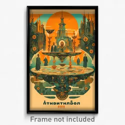 Russian Movie Poster - Cavernous Board Game (Russia Retro Film Art Print)