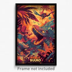French Movie Poster - Thorny Burrow (France Psychedelic Art Retro Film Print)