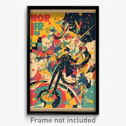 German Movie Poster - Busy Firth (Germany Psychedelic Art Retro Film Print)