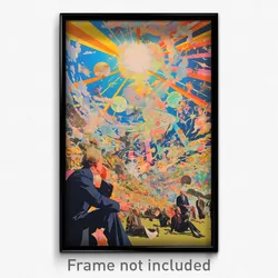 German Movie Poster - Humongous Fest (Germany Psychedelic Art Retro Film Print)