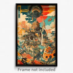 Korean Movie Poster - Nocturnal Shipyard (Korea Retro Film Art Print)