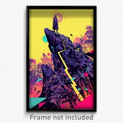 Movie Art Poster - Dangerous Gully (Psychedelic Trippy Retro Cartoon Film Print)