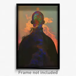 Bollywood Movie Poster - Glitchy Ravine (India Retro Hindi Film Art Print)