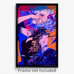 Anime Art Poster - Woman Feeling Ennui, Whimsical Sleeveless Jacket (Print)