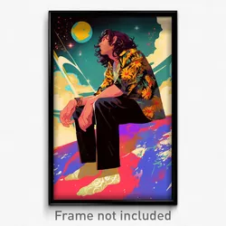 Spanish Movie Poster - Man Feeling Isolated, Posh Bobby Socks (Spain Art Print)