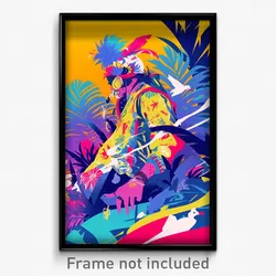 Bollywood Movie Poster - Flamboyant Easter Eggs (India Hindi Film Art Print)