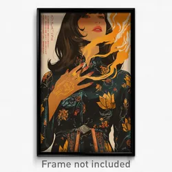 Vietnamese Movie Poster - Woman Feeling Cruelty, Enchanted Borrowed Garments