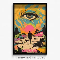 Greek Movie Poster - Damp Seat (Greece Psychedelic Trippy Art Retro Film Print)