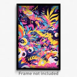 Art Poster - Tidy Canton (Psychedelic Trippy Weird 11x17 Print)