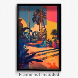 Brazilian Movie Poster - Thorny Hotel Lobby (Brazil Retro Film Art Print)