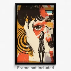 Greek Movie Poster - Woman Feeling Guilt, Wild White Vest (Greece Art Print)