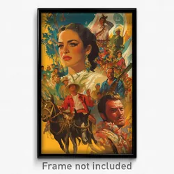 Spanish Movie Poster - Incredible Scar (Spain Psychedelic Art Retro Film Print)