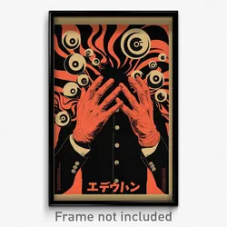 German Movie Poster - Man Feeling Serenity, Rosy Santa Gloves (Art Print)