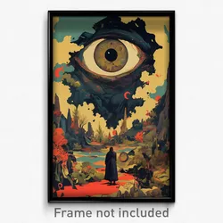 Russian Movie Poster - Remote Brook (Russia Psychedelic Art Retro Film Print)