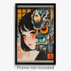 Vietnamese Movie Poster - Girl Feeling Alarm, Tidy Grey Capelet (Art Print)