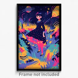 Movie Art Poster - Girl Feeling Disgruntled, Classic Cocktail Dress (Film Print)