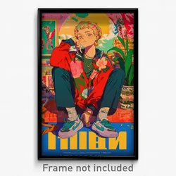 Russian Movie Poster - Boy Feeling Anger, Flowery Leg Warmers (Russia Art Print)