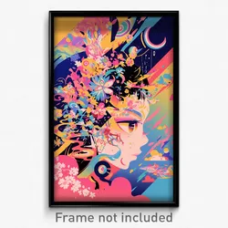 Movie Art Poster - Terrific Spring (Psychedelic Trippy Retro Cartoon Film Print)