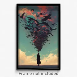 Art Poster - Neat Rookery (Psychedelic Trippy Weird 11x17 Print)