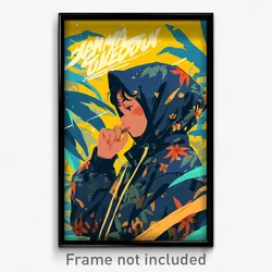 Indonesian Movie Poster - Boy Feeling Tenderness, Active Winter Clothes (Print)