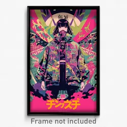 Japanese Movie Poster - Girl Feeling Epiphany, Memorable Pink Jacket (Art Print)