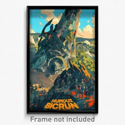 Greek Movie Poster - Humongous Bivouac (Greece Psychedelic Art Retro Film Print)