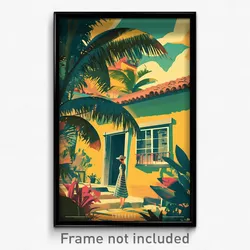 Brazilian Movie Poster - Cute Vestibule (Brazil Retro Film Art Print)