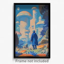 Movie Art Poster - Extra Large Principality (Psychedelic Retro Weird Film Print)