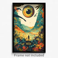 French Movie Poster - Spectacular Vale (France Psychedelic Art Retro Film Print)