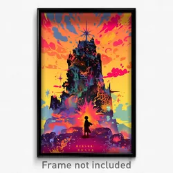 Icelandic Movie Poster - Boy Feeling Disappointment, Bulky Wizard Hat (Print)