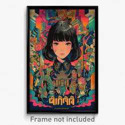 Thai Movie Poster - Woman Feeling Miserliness, Spanish Collared Vest (Art Print)