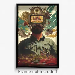 Mexican Movie Poster - Advanced Cove (Mexico Psychedelic Art Retro Film Print)
