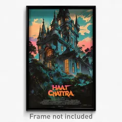 French Movie Poster - Energetic Chateau (France Retro Film Art Print)