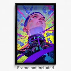 Movie Art Poster - Man Feeling Brooding, Animated Purple Choker (Film Print)