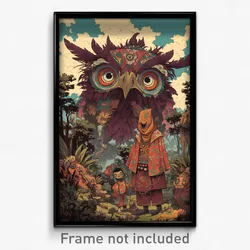 Indonesian Movie Poster - Wooden Bush (Indonesia Retro Film Art Print)