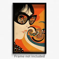 Spanish Movie Poster - Valuable Pass (Spain Psychedelic Art Retro Film Print)