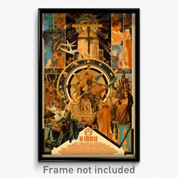 Greek Movie Poster - Thick Monastery (Greece Psychedelic Art Retro Film Print)