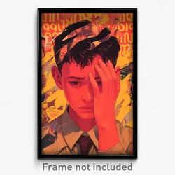 Thai Movie Poster - Boy Feeling Remorse, Grizzled White Collar (Art Print)