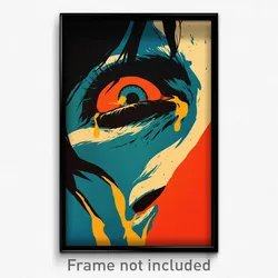 German Movie Poster - Little Maw (Germany Psychedelic Art Retro Film Print)