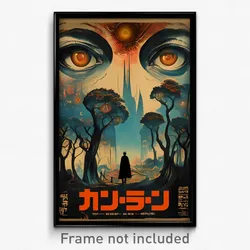 Hebrew Movie Poster - Outrageous Trees (Israel Psychedelic Art Retro Film Print)