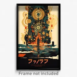Russian Movie Poster - Antique Vike (Russia Psychedelic Art Retro Film Print)