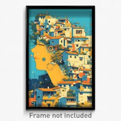 Spanish Movie Poster - Outstanding Brazilian City (Spain Retro Film Art Print)