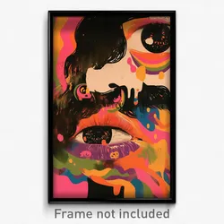 Brazilian Movie Poster - Fruity Hurricane (Brazil Retro Film Art Print)