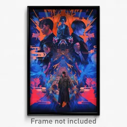 Icelandic Movie Poster - Dangerous Wall (Iceland Retro Film Art Print)