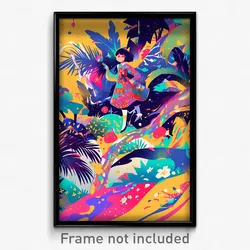 Art Poster - Unusual Drawer (Psychedelic Trippy Weird 11x17 Print)