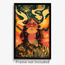 Thai Movie Poster - Woman Feeling Confusion, Homely Coat (Thailand Art Print)