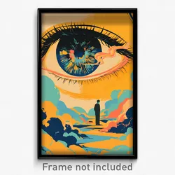 Greek Movie Poster - Smoggy Boardwalk (Greece Psychedelic Art Retro Film Print)